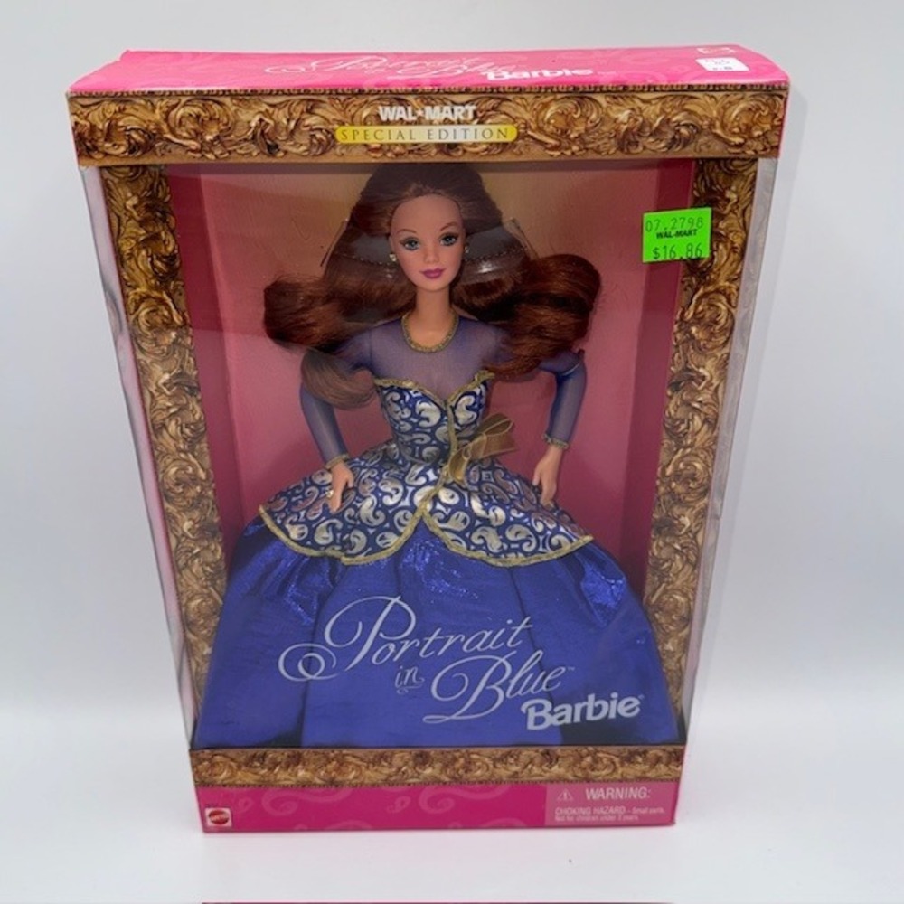 Barbie Portrait in Blue Special Edition Wal Mart Exclusive‎ Doll 1997